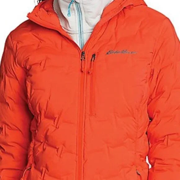 EDDIE BAUER WOMEN'S MICROTHERM DOWN FREEFUSE PUFFER COAT JACKET GERANIUM SMALL - Picture 6 of 16
